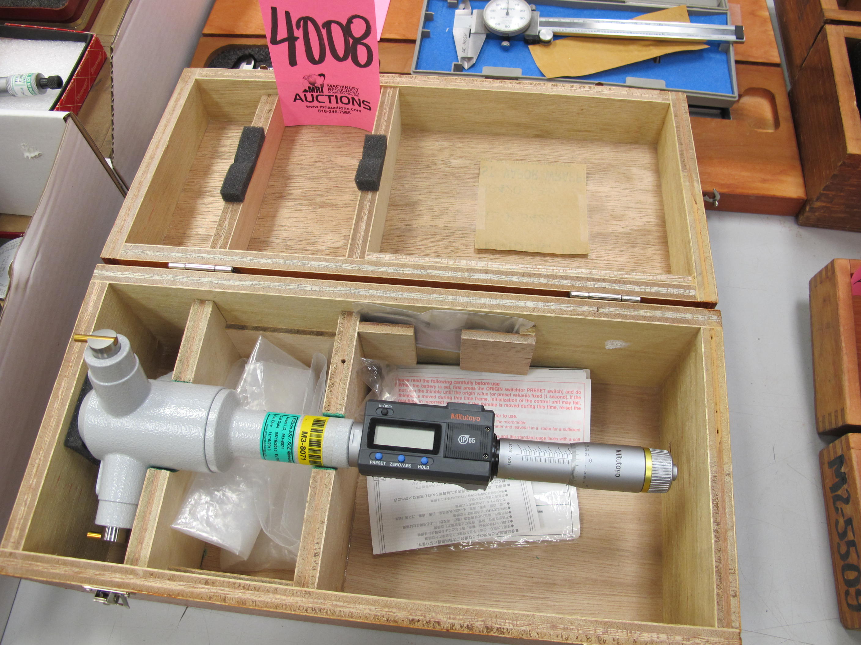 MITUTOYO DIGITAL BORE GAUGE 5"-6" (G-44) LOADING & HANDLING FEE $10-4008