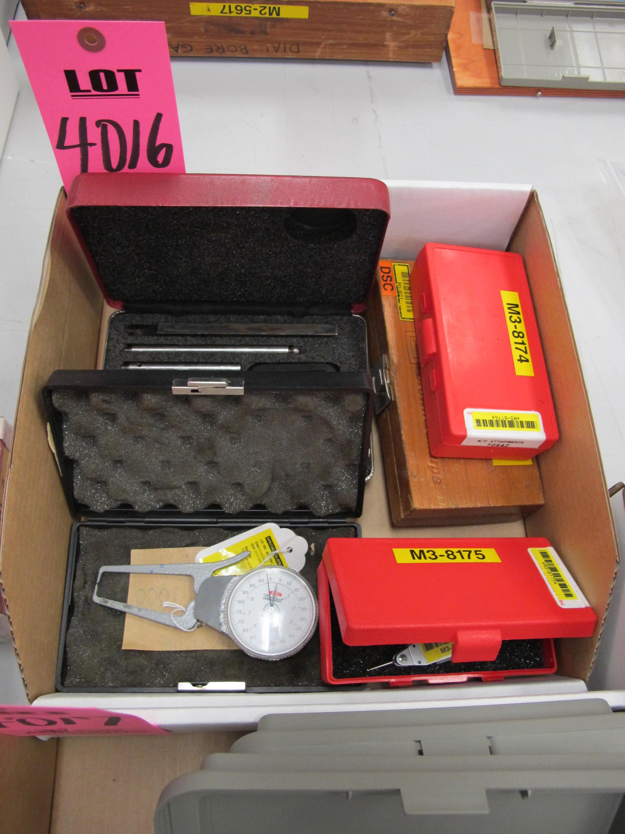 LOT (5) ASST'D DIAL INDICATORS (G-44) LOADING & HANDLING FEE $10-4016