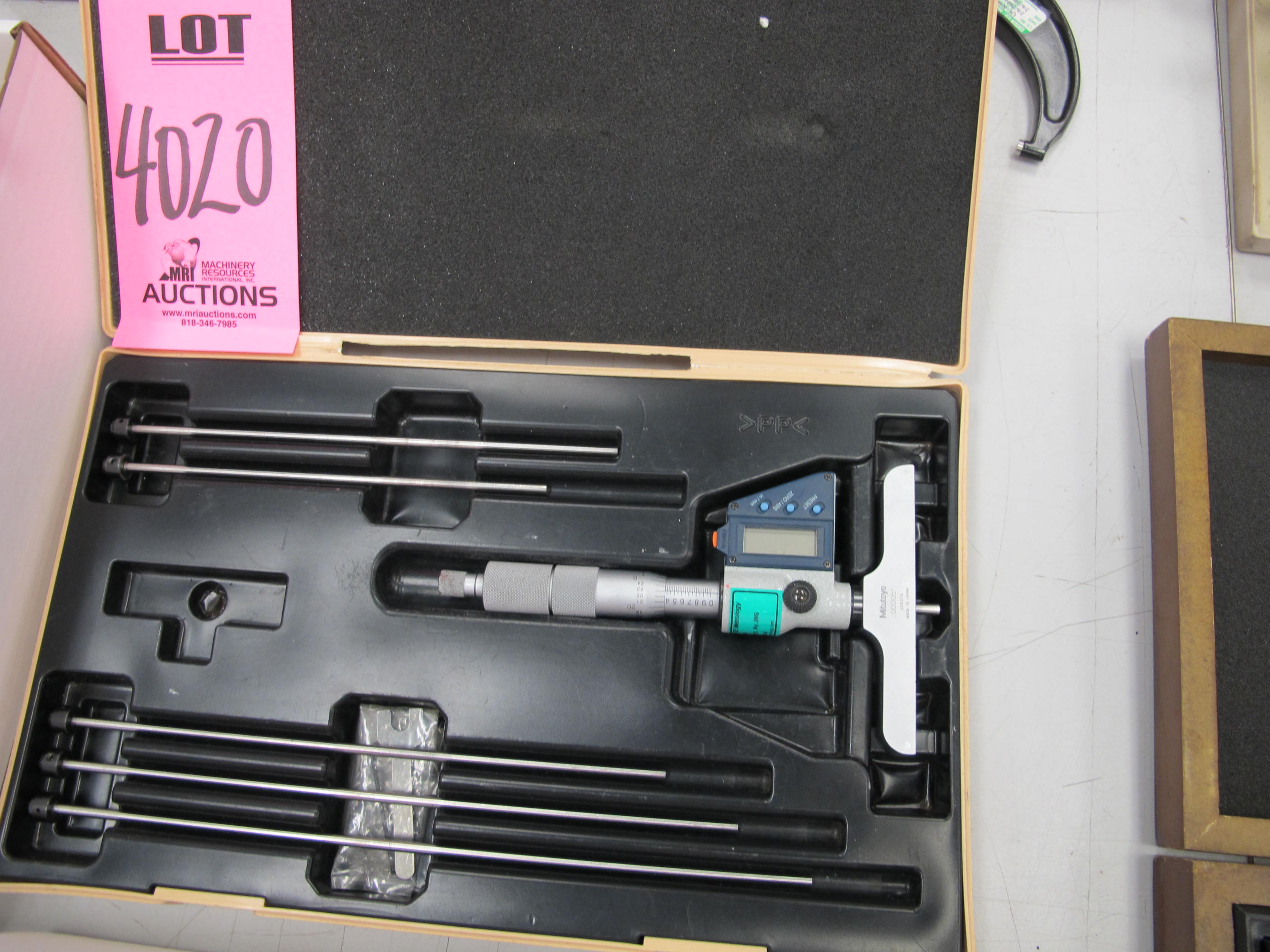 MITUTOYO DIGITAL DEPTH GAUGE (G-44) LOADING & HANDLING FEE $10-4020