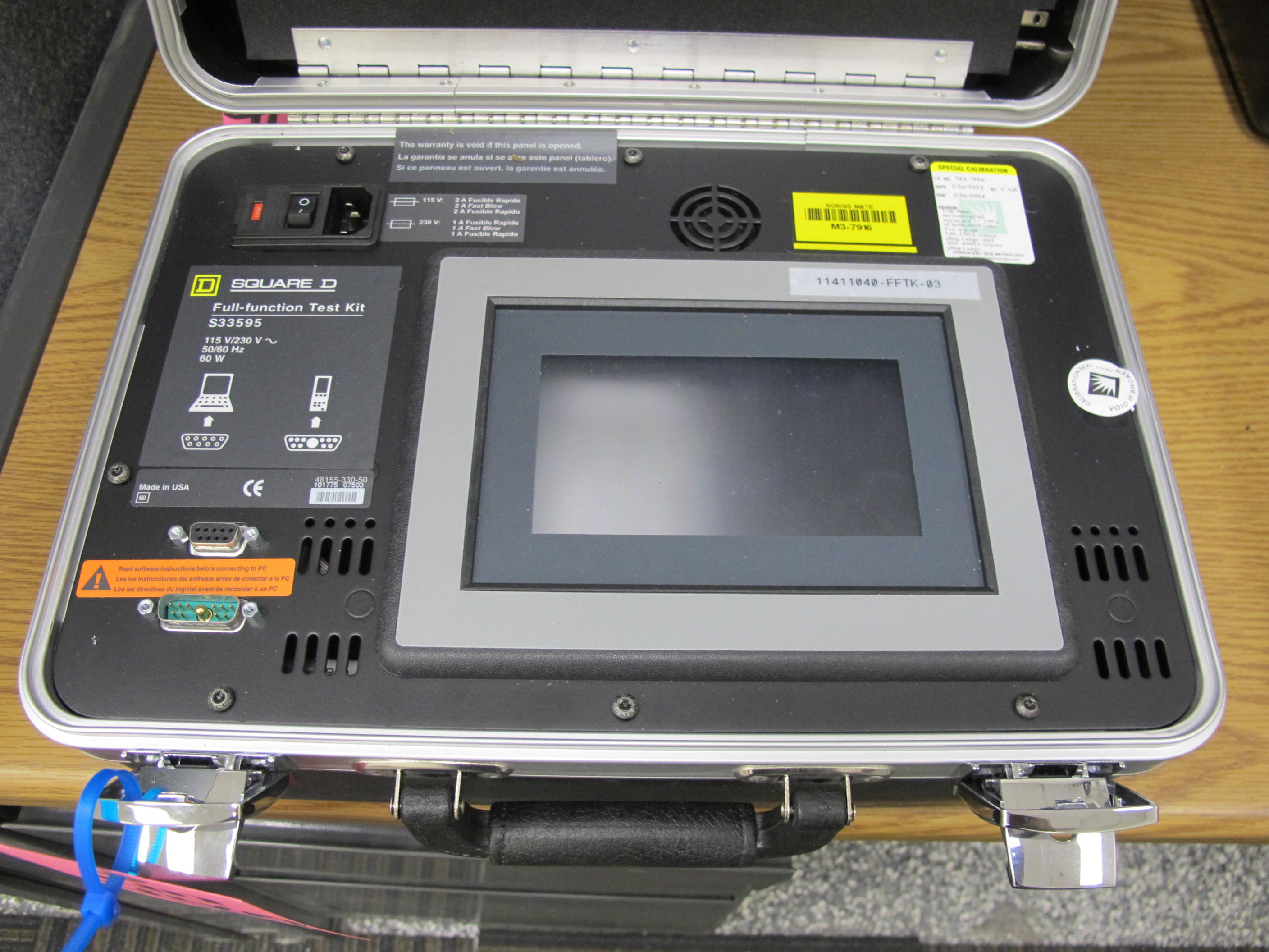 SQUARE D MODEL S33595 FULL-FUNCTION TEST KIT (G-44) LOADING & HANDLING FEE $10-4049