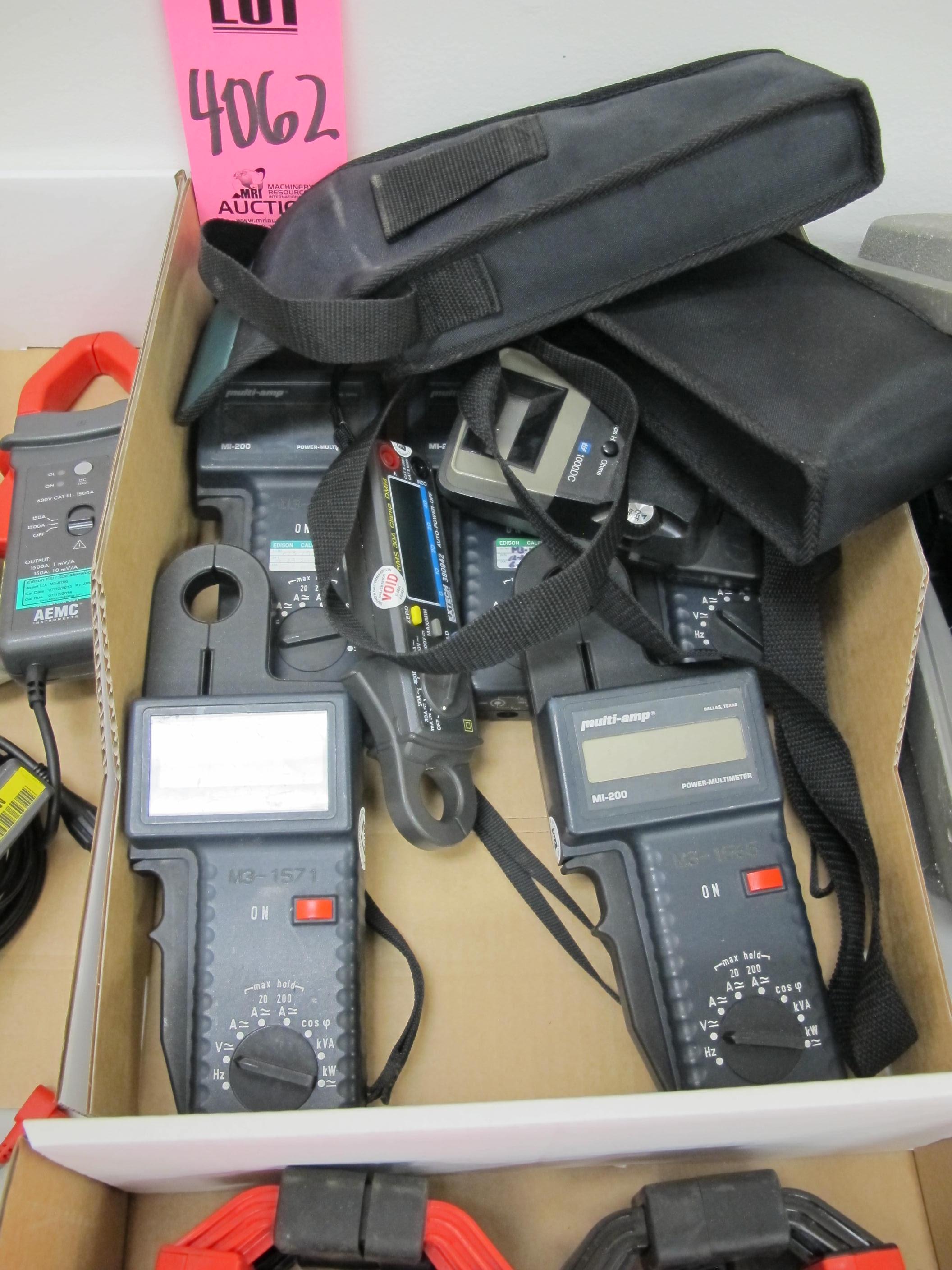 LOT (8) CLAMP-ON METERS (G-44) LOADING & HANDLING FEE $10-4062