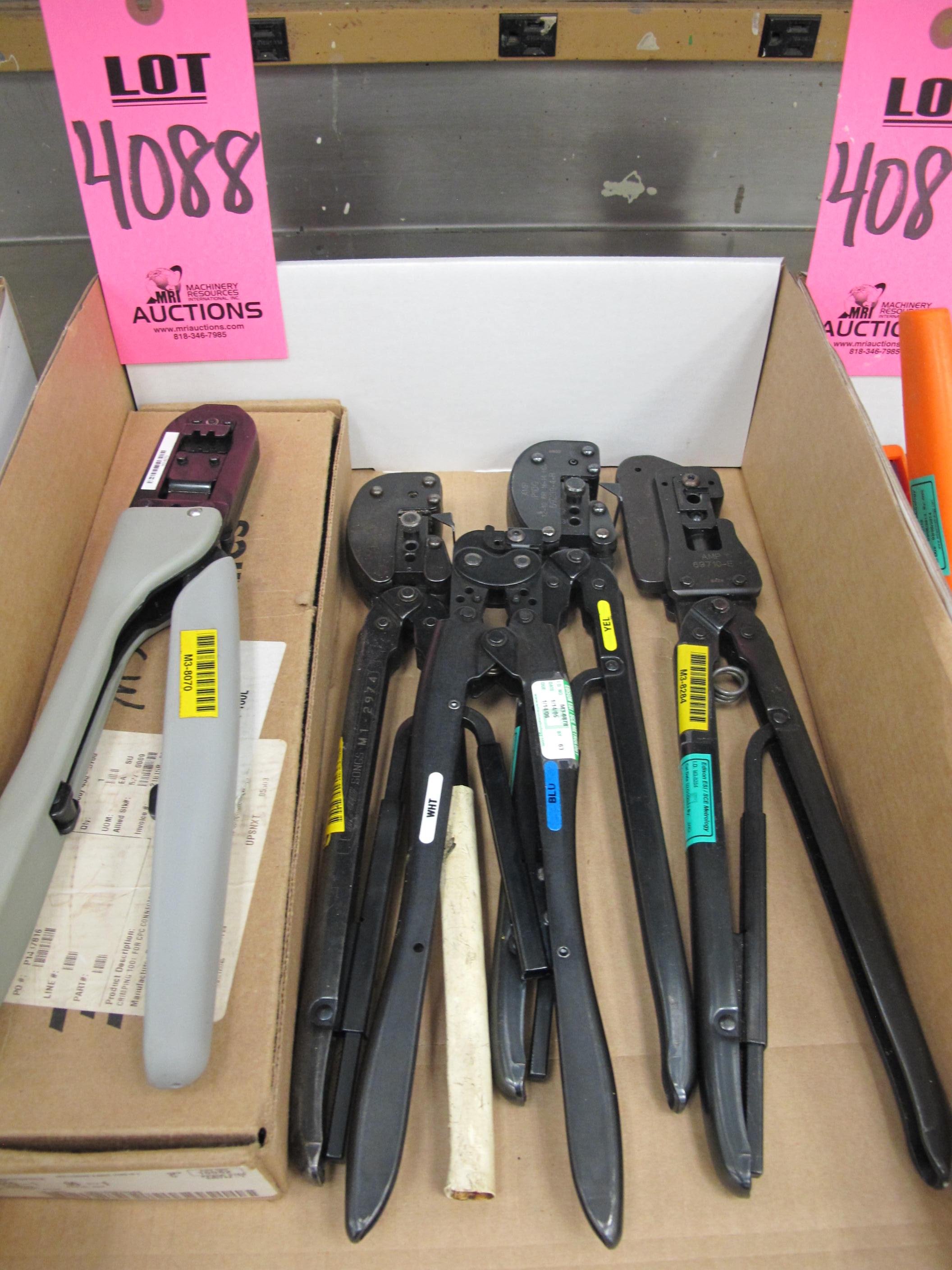 LOT (5) ASST'D ELECTRICAL CRIMPERS (G-44) LOADING & HANDLING FEE $10-4088