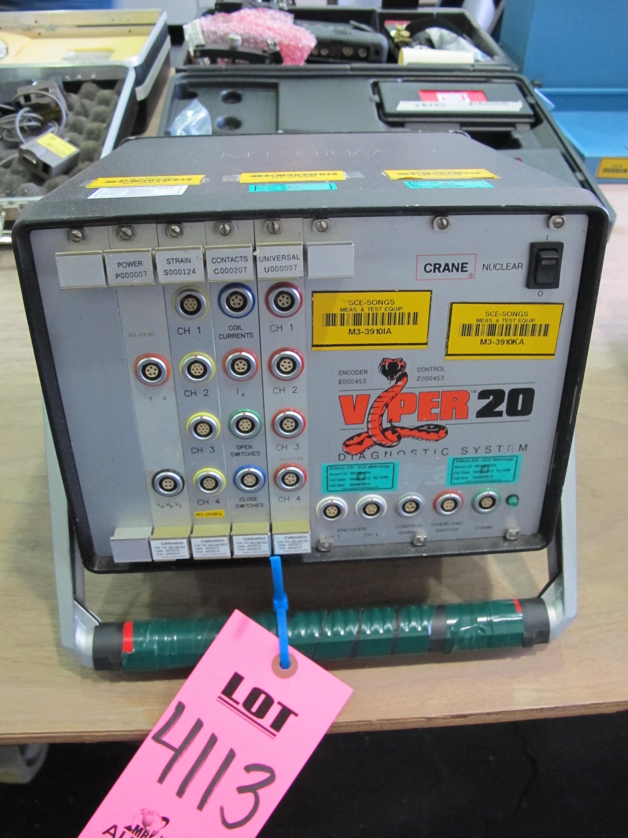 CRANE VIPER20 DIAGNOSTIC SYSTEM (G-44) LOADING & HANDLING FEE $10-4113