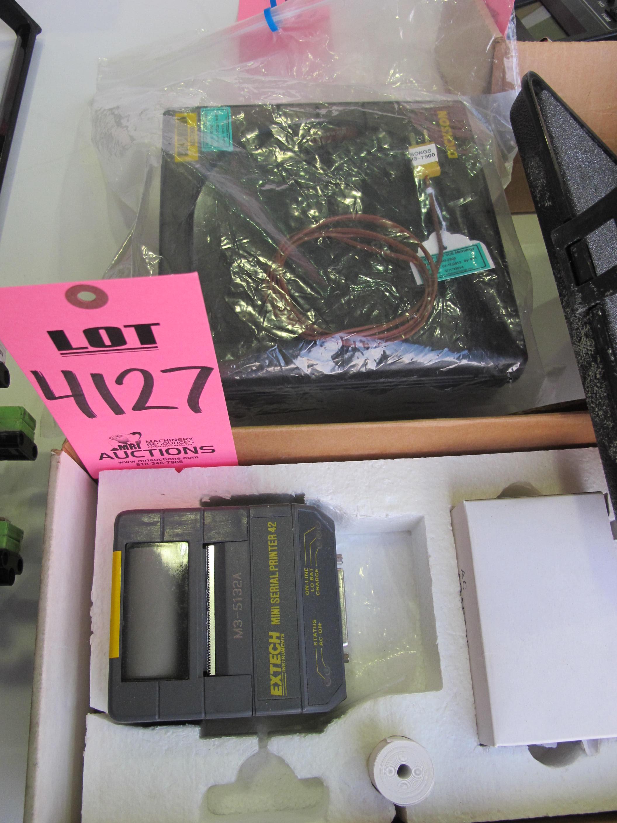 EXTECH MODEL 42 MINI SERIAL PRINTER W/ TEMP GRAPHING UNIT (G-44) LOADING & HANDLING FEE $10-4127