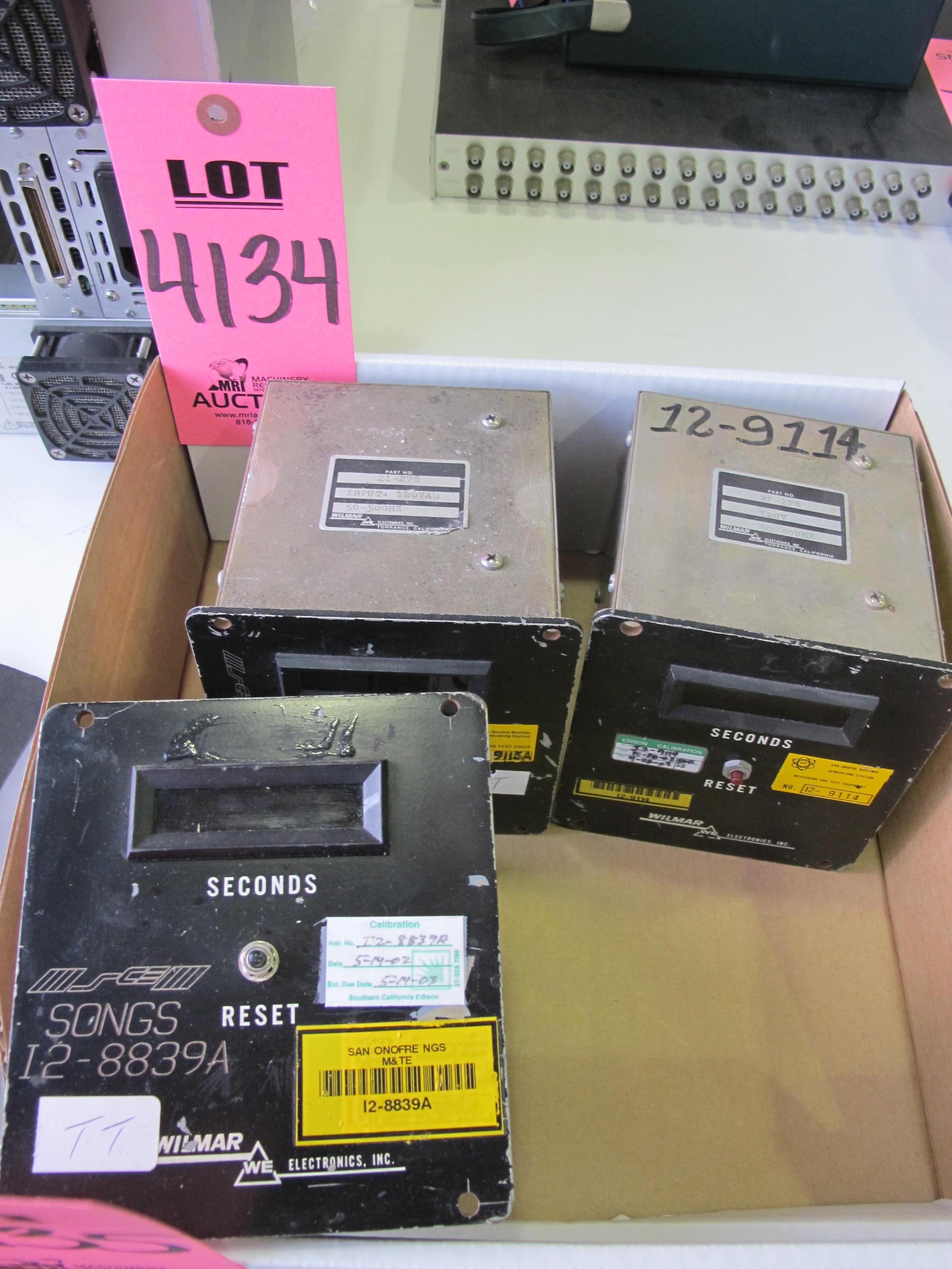 LOT (3) MODEL 21-278 DIGITAL SECOND COUNTER (G-44) LOADING & HANDLING FEE $10-4134