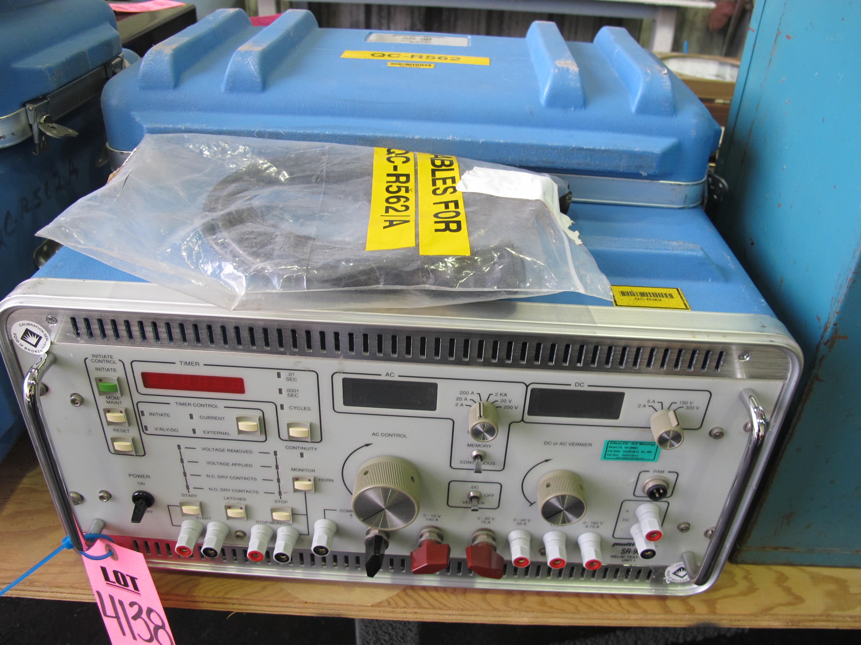 MULTI-AMP MODEL SR-90 RELAY TEST SET (G-44) LOADING & HANDLING FEE $10-4138