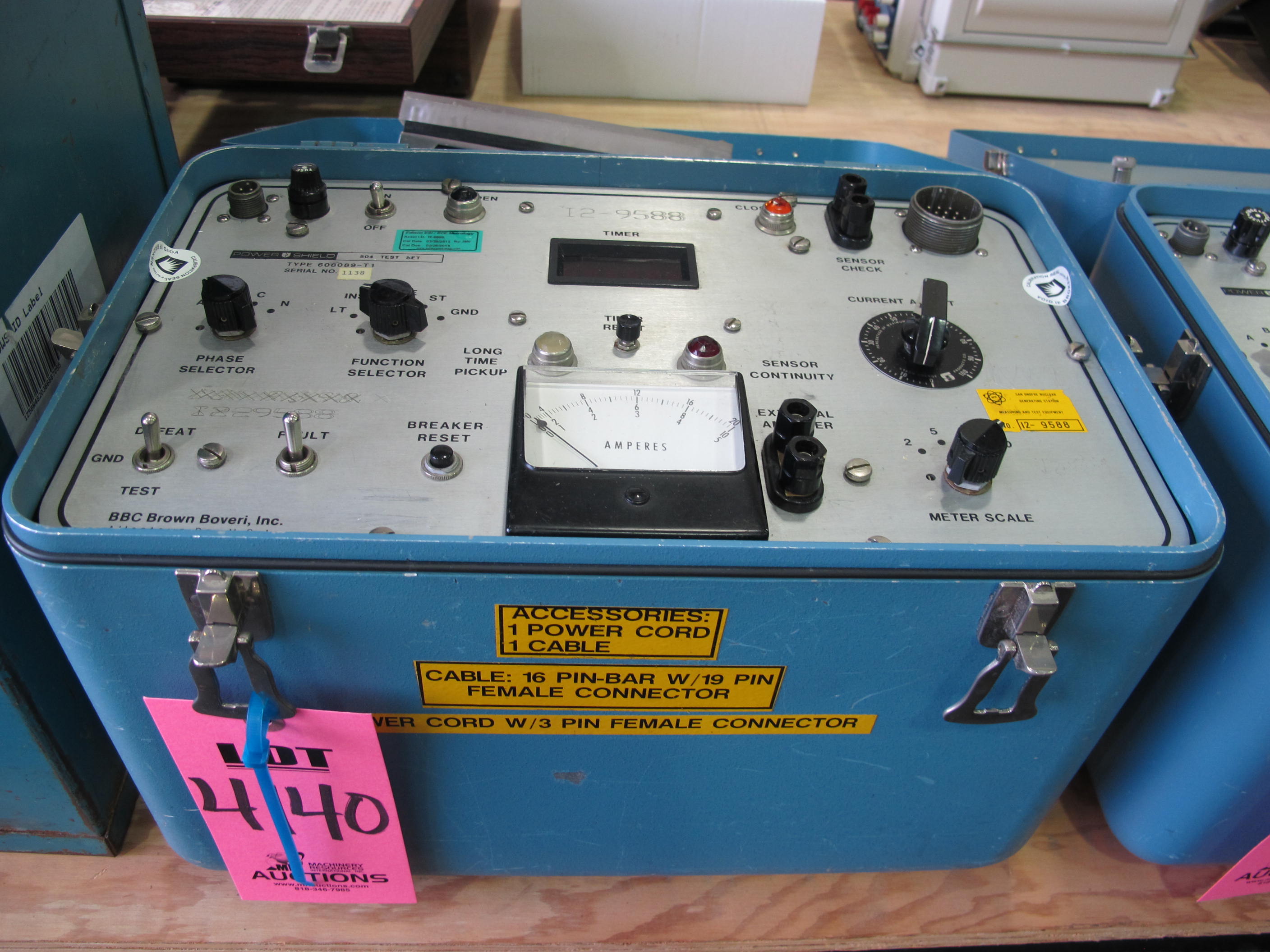 POWER SHIELD MODEL 504 TEST SET (G-44) LOADING & HANDLING FEE $10-4140