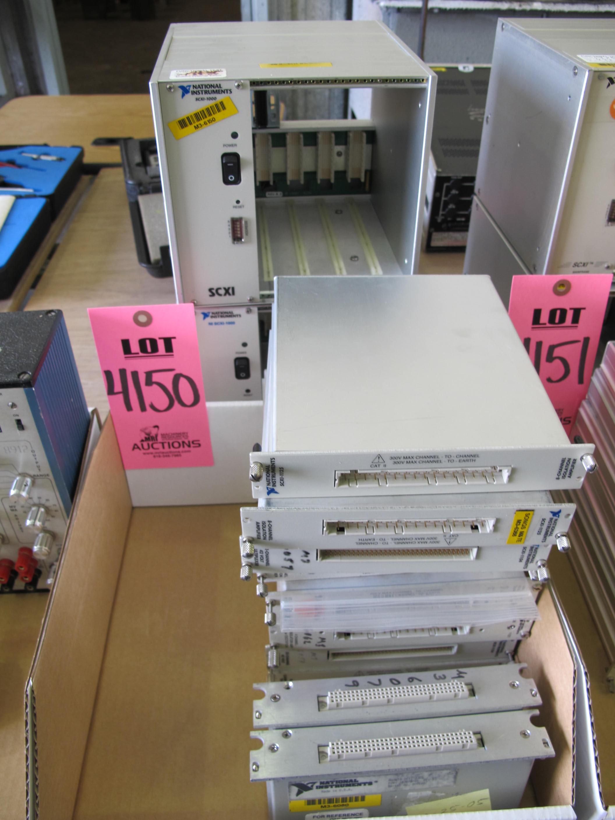 LOT ASST'D NATIONAL INSTRUMENTS ISOLATION AMPLIFIERS & CARD RACKS (G-44) LOADING & HANDLING FEE $10-4150