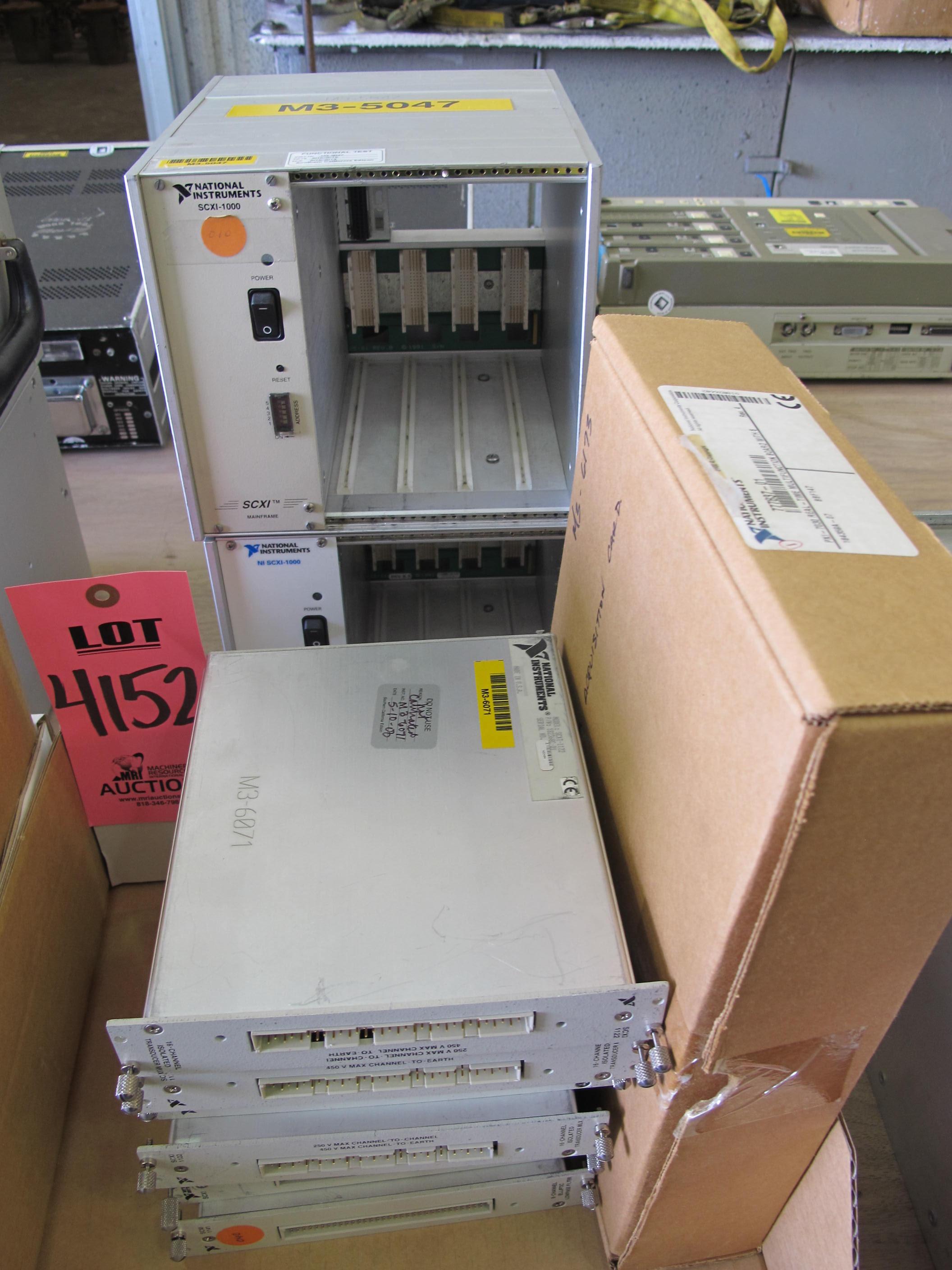 LOT ASST'D NATIONAL INSTRUMENTS ISOLATION AMPLIFIERS & CARD RACKS (G-44) LOADING & HANDLING FEE $10-4152