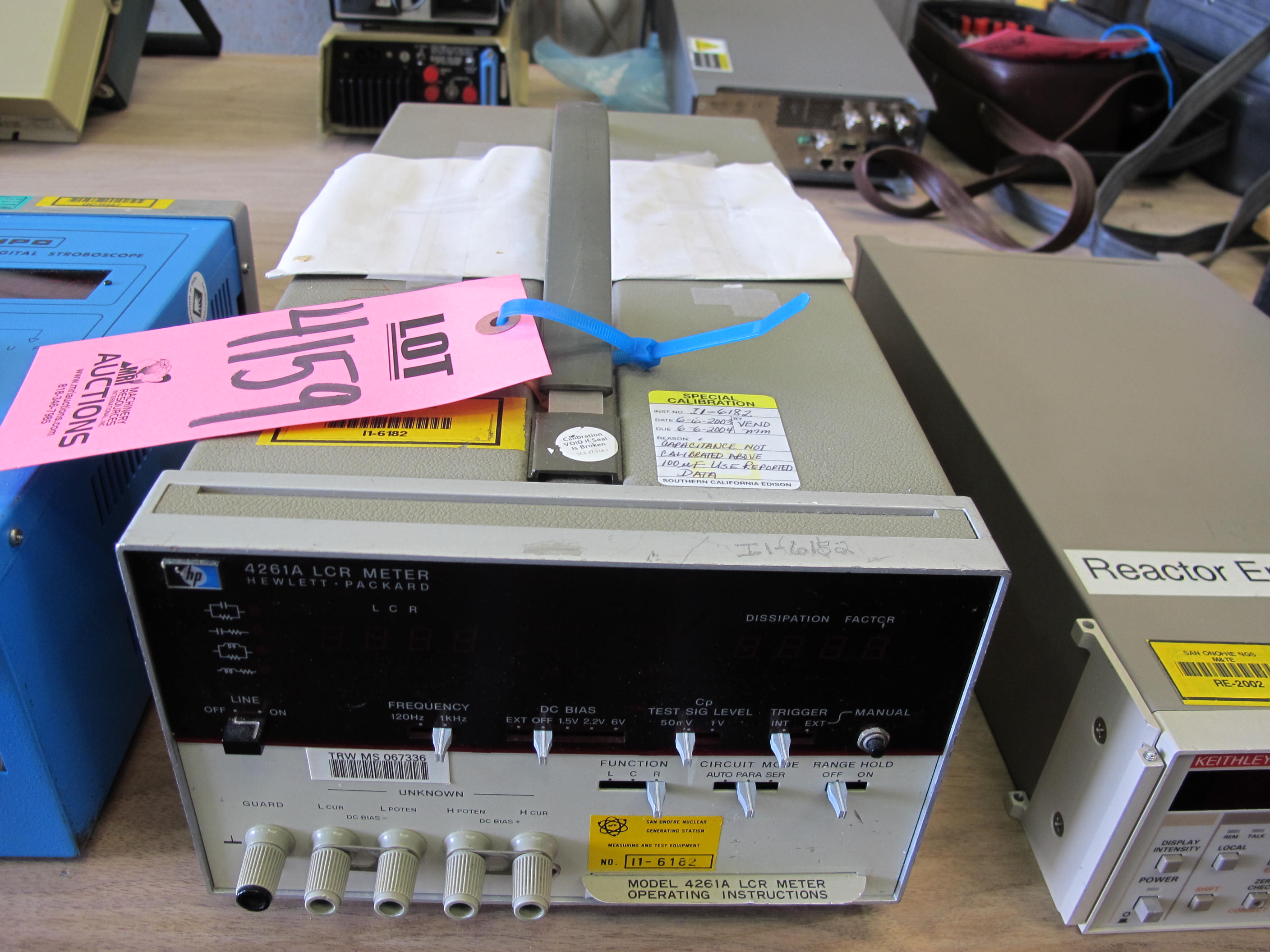 HP MODEL 4261A LCR METER (G-44) LOADING & HANDLING FEE $10-4159