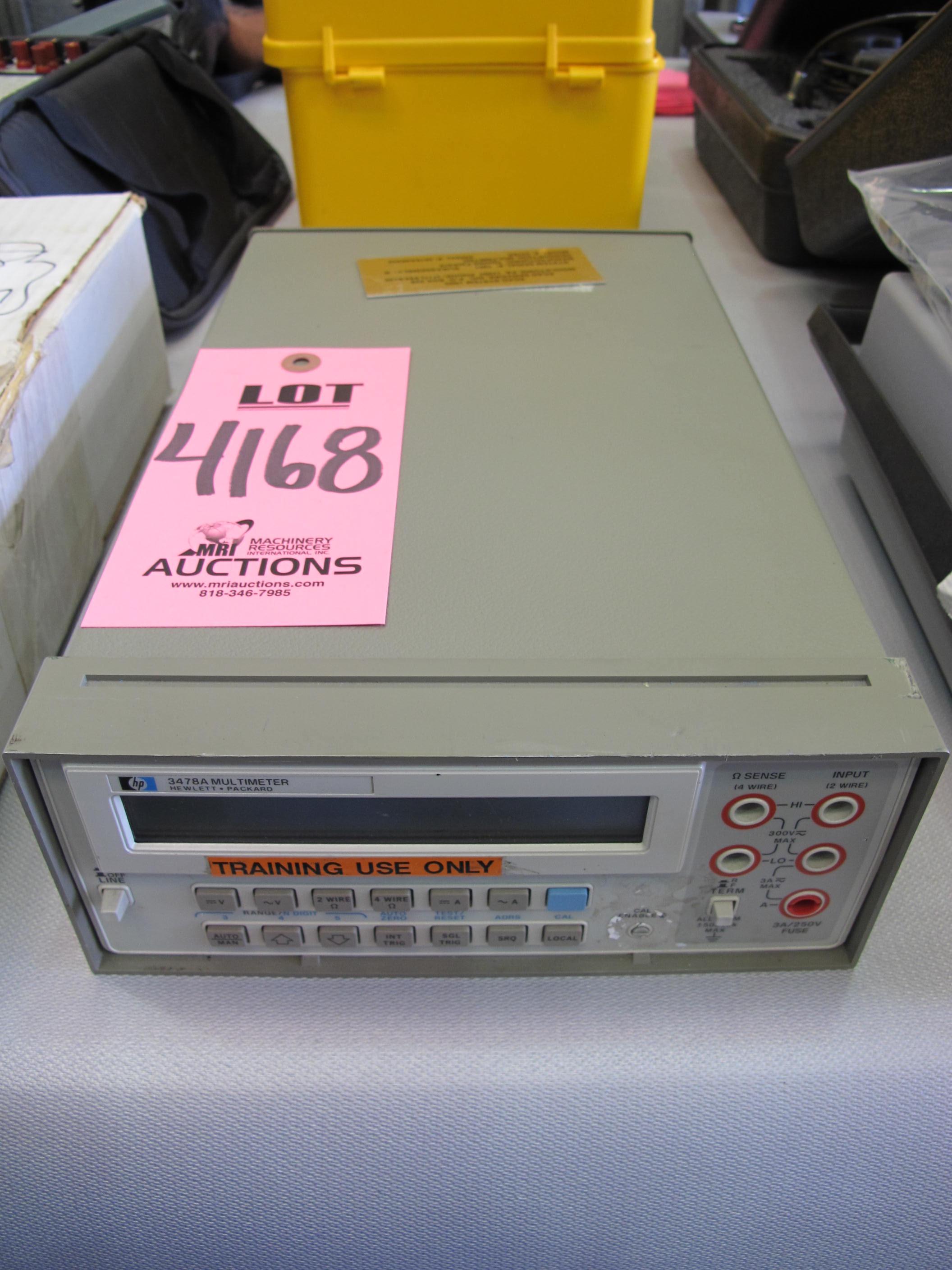 HP MODEL 3478A MULTIMETER (G-44) LOADING & HANDLING FEE $10-4168