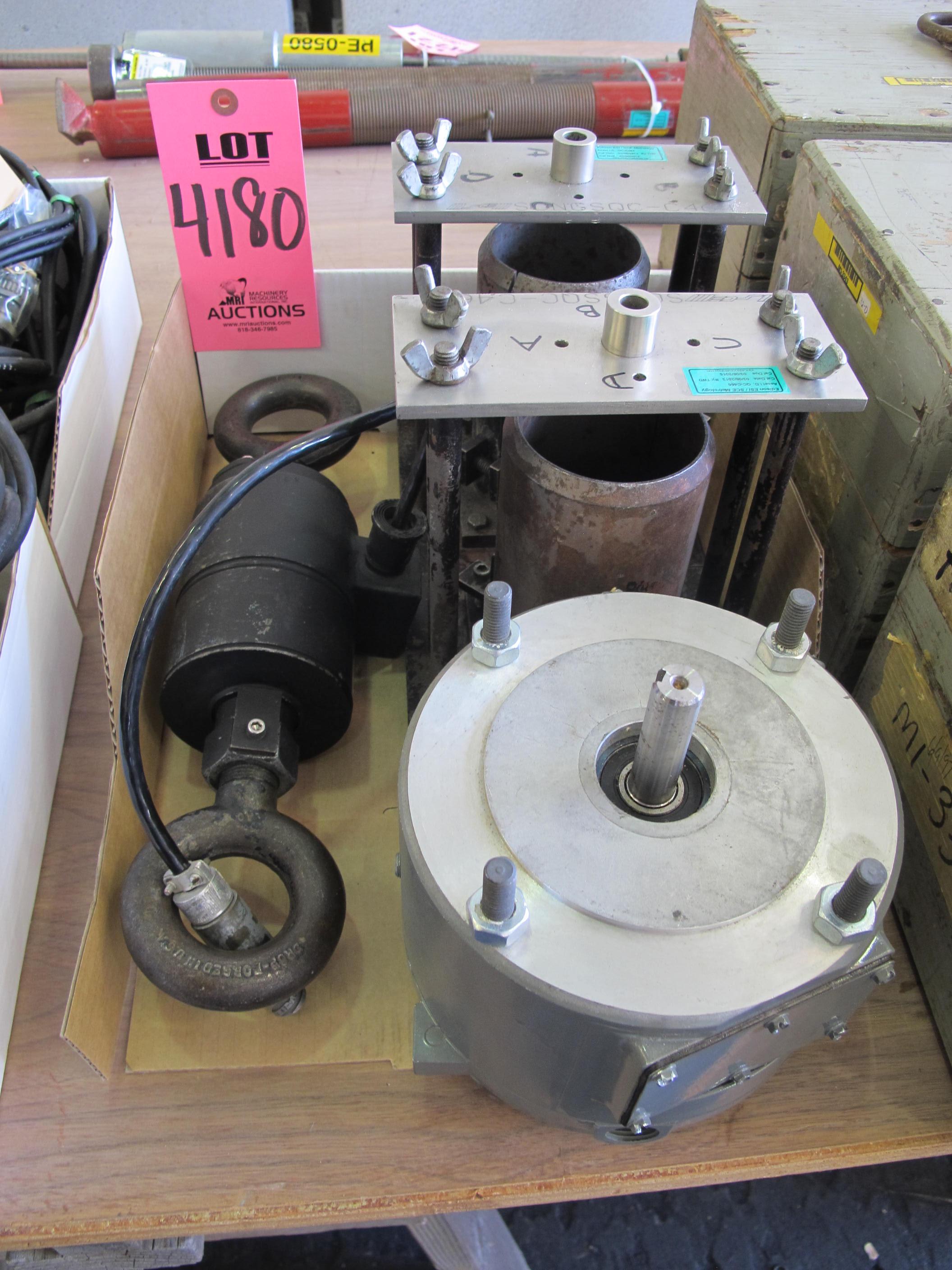 LOAD TEST CELL & INDICATOR W/ MISC TOOLING (G-44) LOADING & HANDLING FEE $10-4180