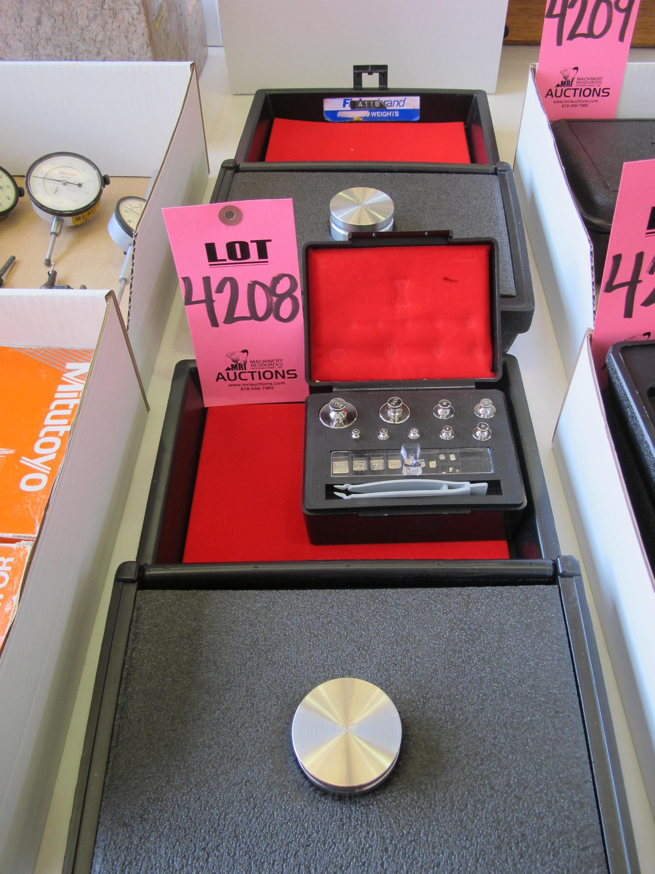 TROEMNER PRECISION WEIGHT SET FROM 1MG-100G & (2) 1KG PRECISION WEIGHTS (G-44) LOADING & HANDLING FEE $10-4208