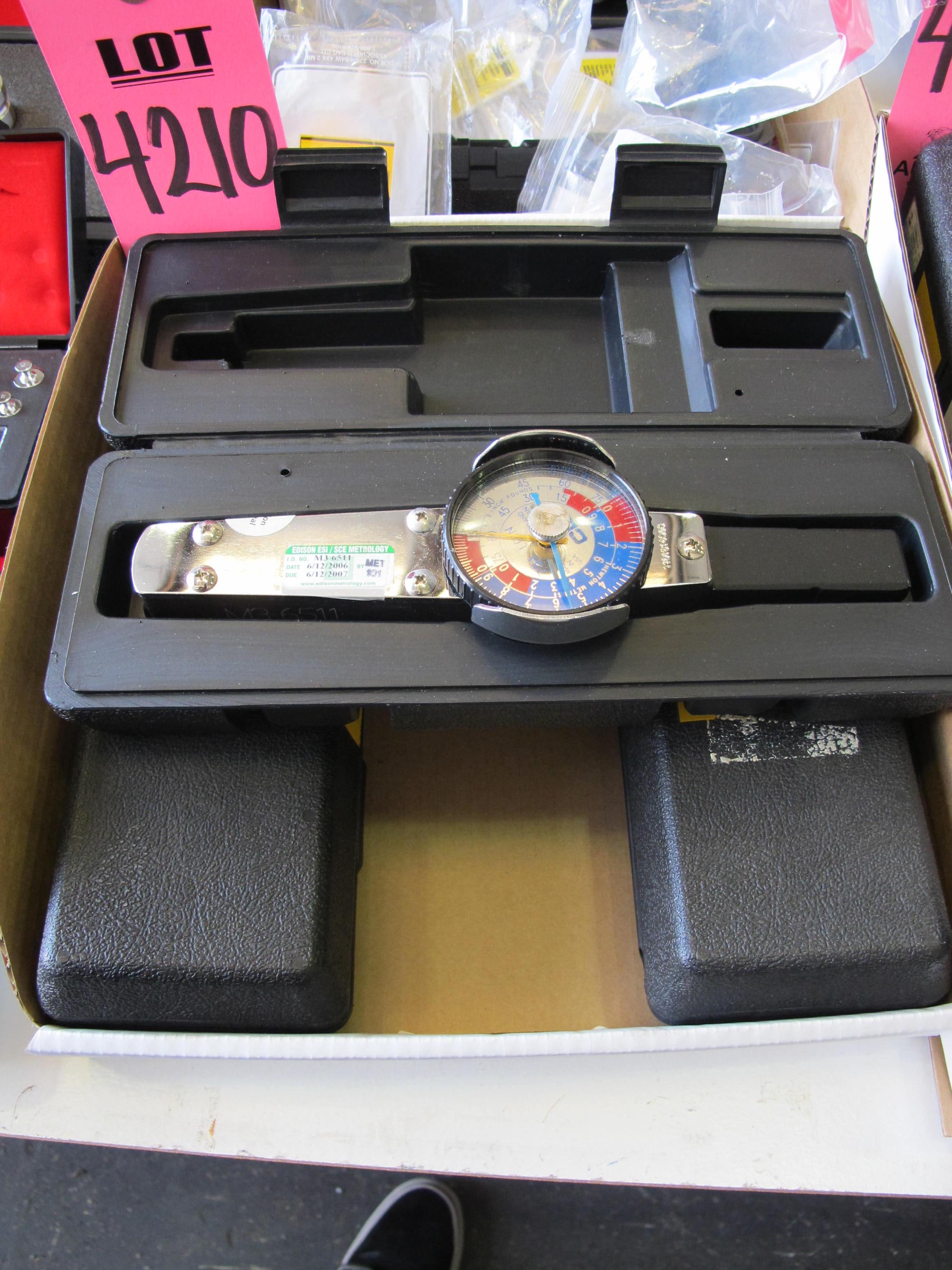 LOT (3) CDI DIAL TORQUE WRENCHES (G-44) LOADING & HANDLING FEE $10-4210