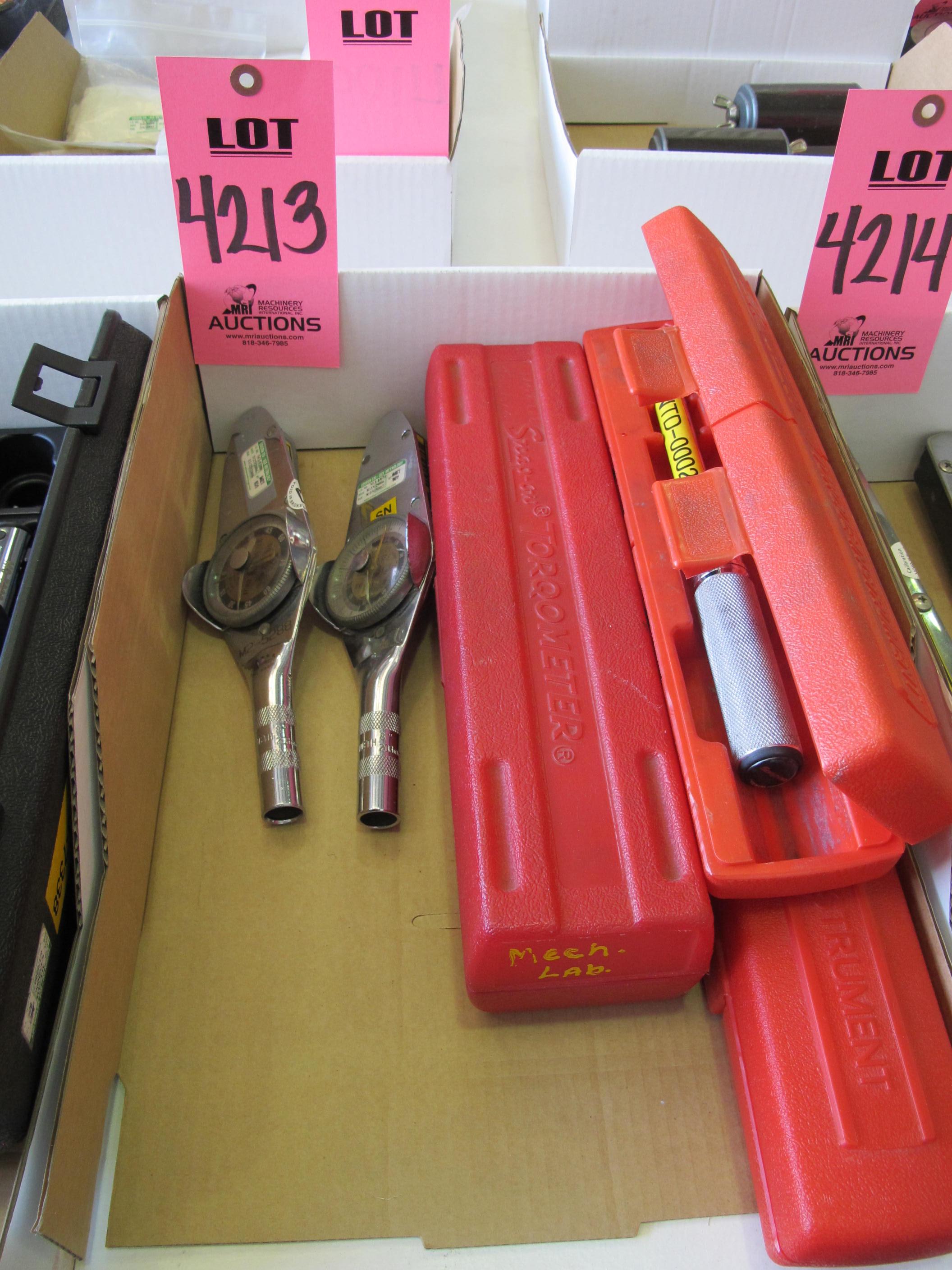 LOT (5) MISC TORQUE WRENCHES (G-44) LOADING & HANDLING FEE $10-4213