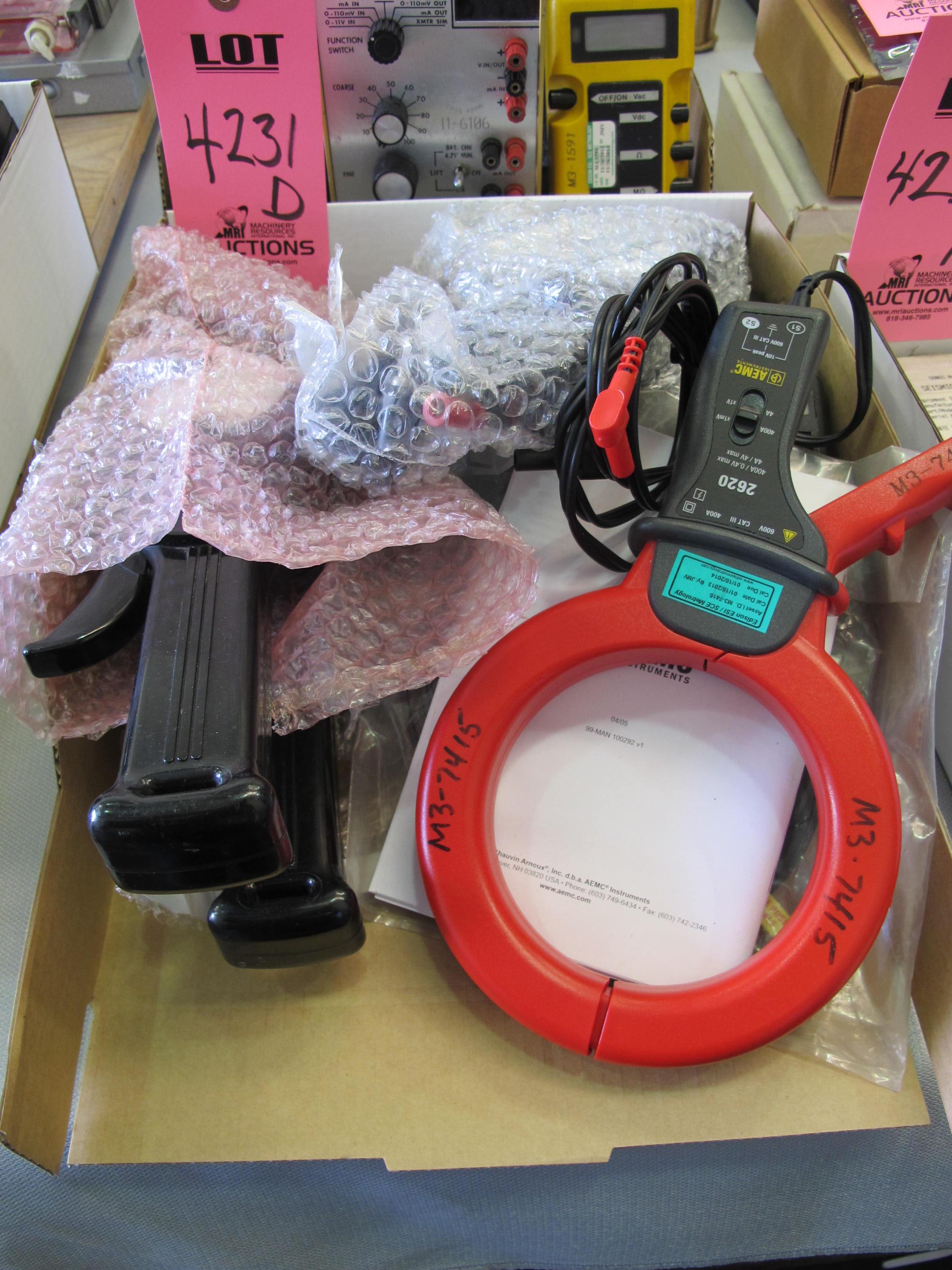 LOT LEAKAGE CURRENT PROBES & AMP METERS (G-44) LOADING & HANDLING FEE $10-4231D