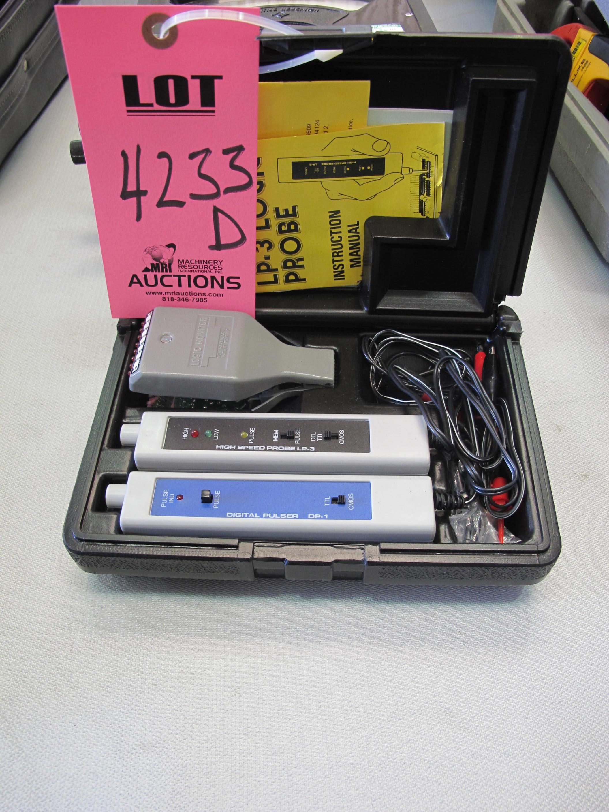 LOT GLOBAL SPECIALTIES LP-3 LOGIC PROBE & DP-1 DIGITAL PULSER (G-44) LOADING & HANDLING FEE $10-4233D