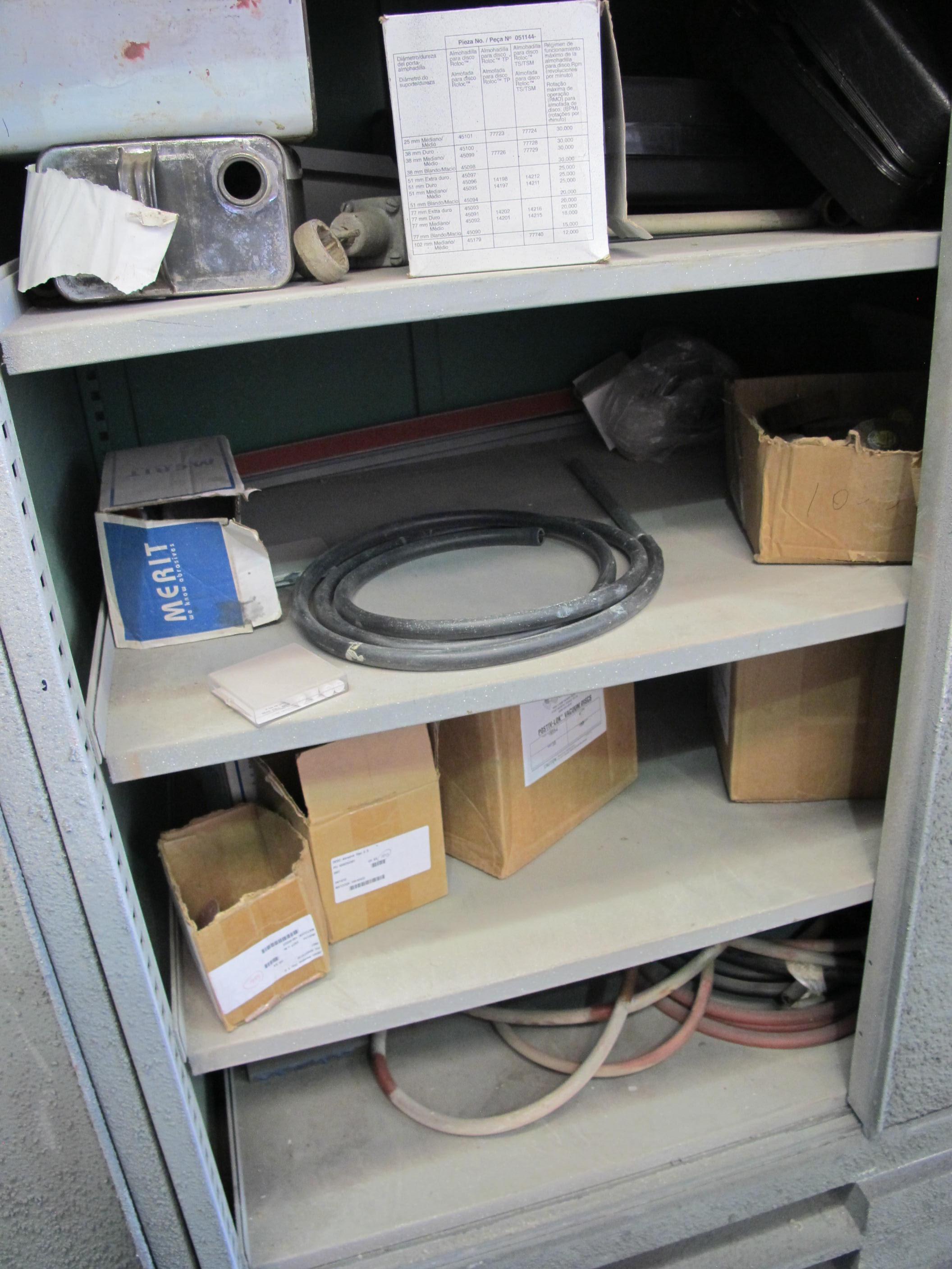 LOT (2) 2-DOOR HEAVY DUTY CABINETS W/ CONTENTS (G-44) LOADING & HANDLING FEE $100-4245