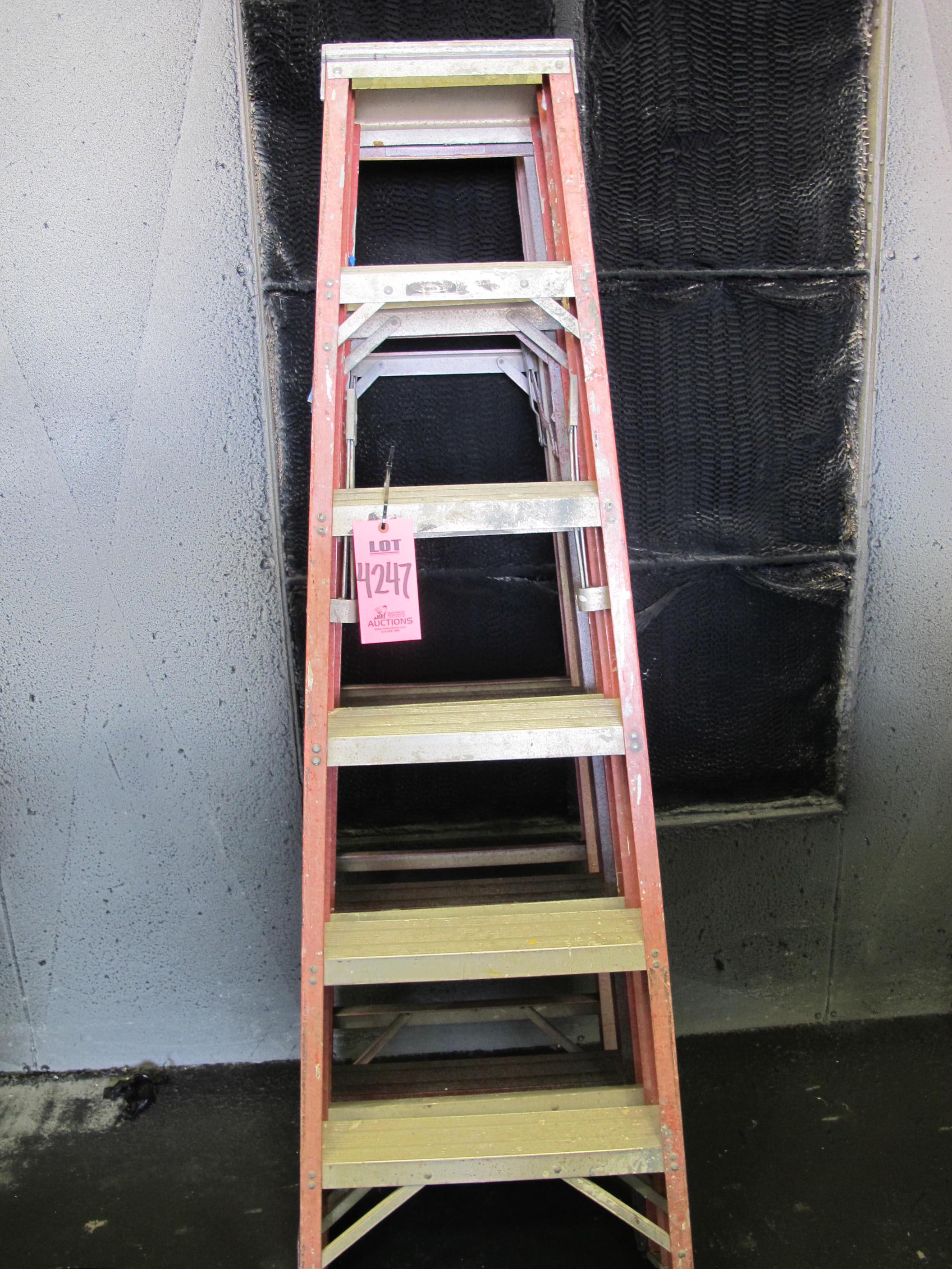 LOT (2) 6' A-FRAME LADDERS (G-44) LOADING & HANDLING FEE $10-4247