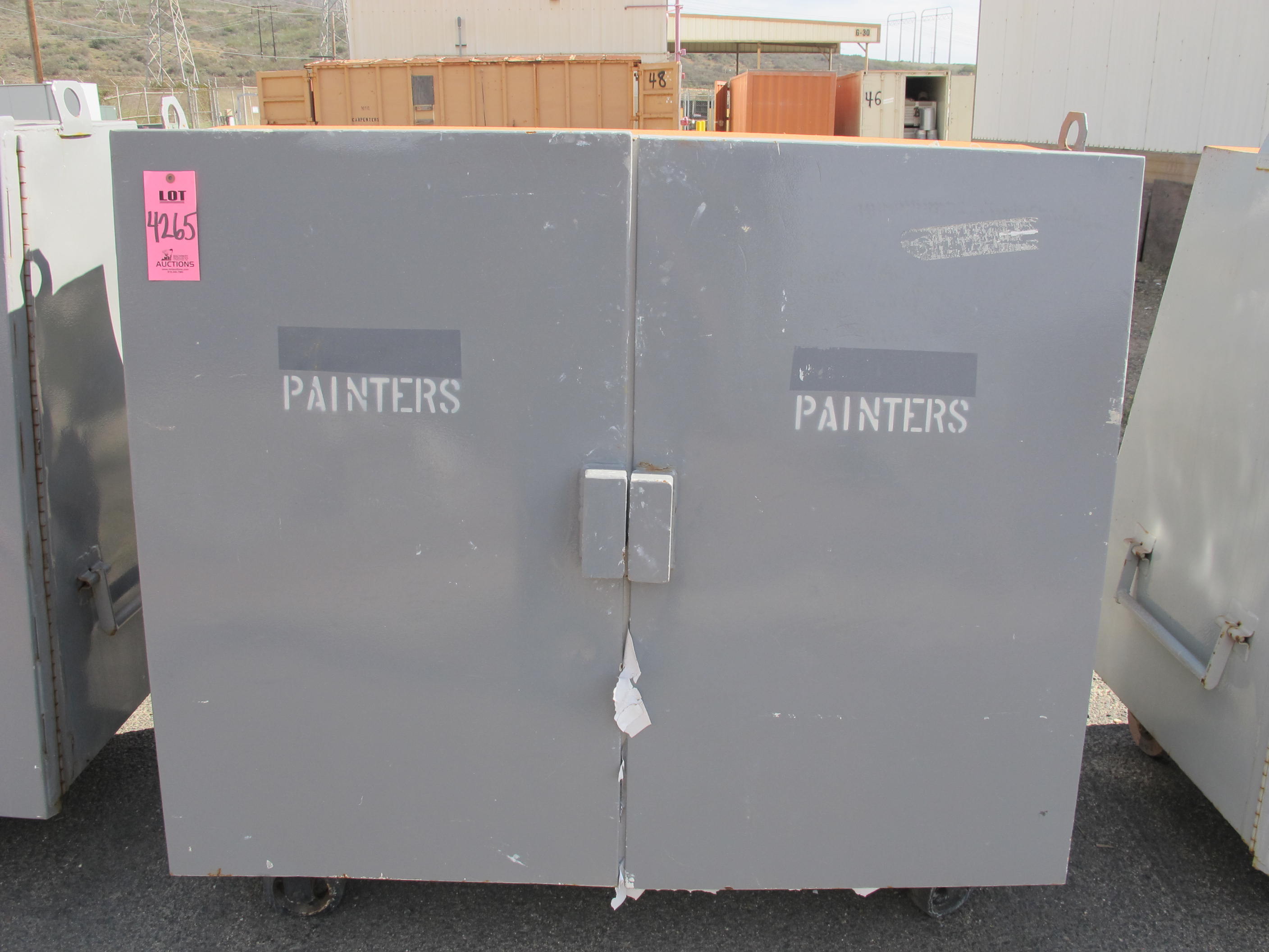 2-DOOR HEAVY DUTY INDUSTRIAL PARTS CABINET (G-40 OUTSIDE) LOADING & HANDLING FEE $50-4265