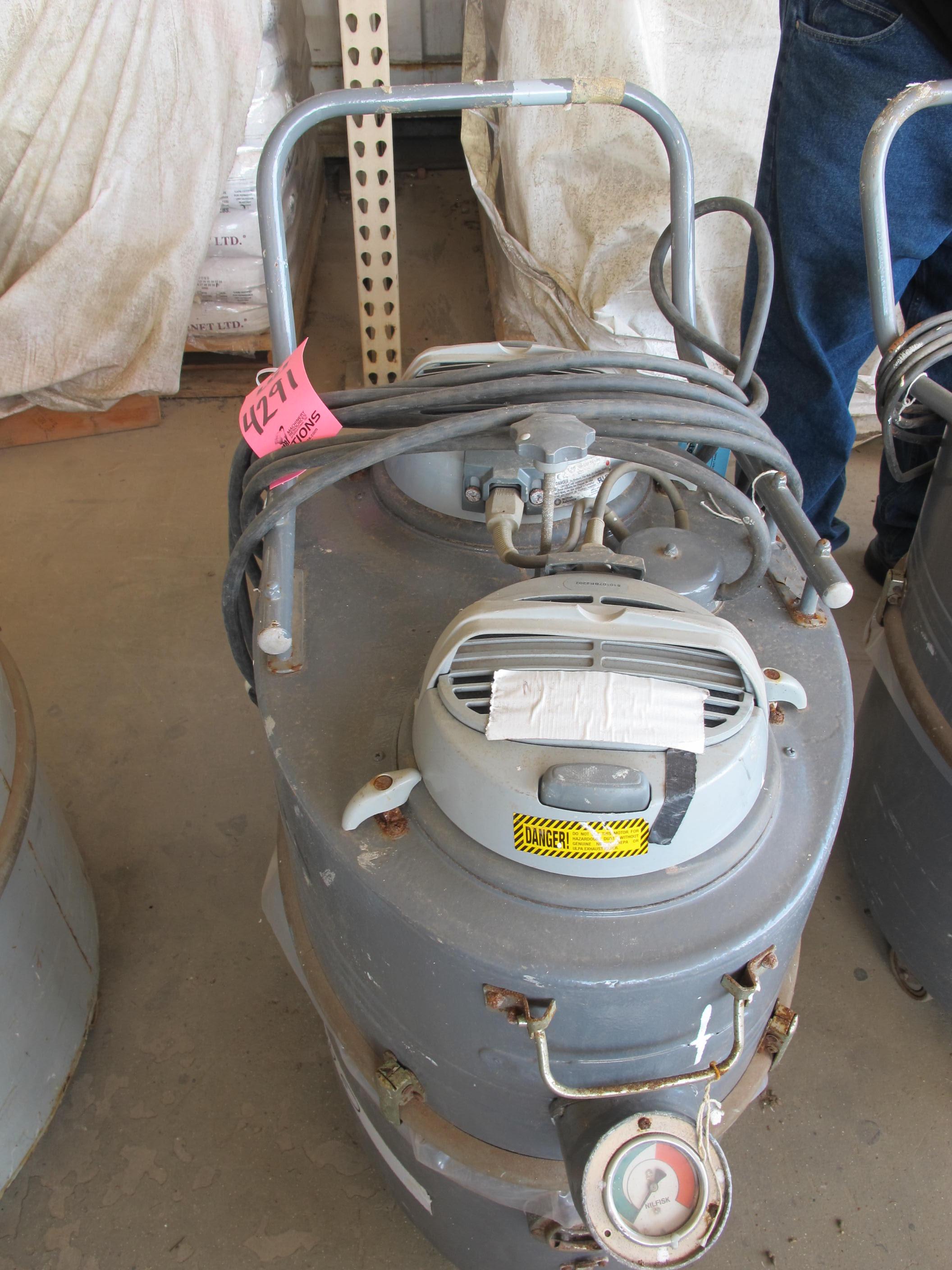 NILFISK PORTABLE AIR FILTRATION SYSTEM (G-40 OUTSIDE) LOADING & HANDLING FEE $10-4291