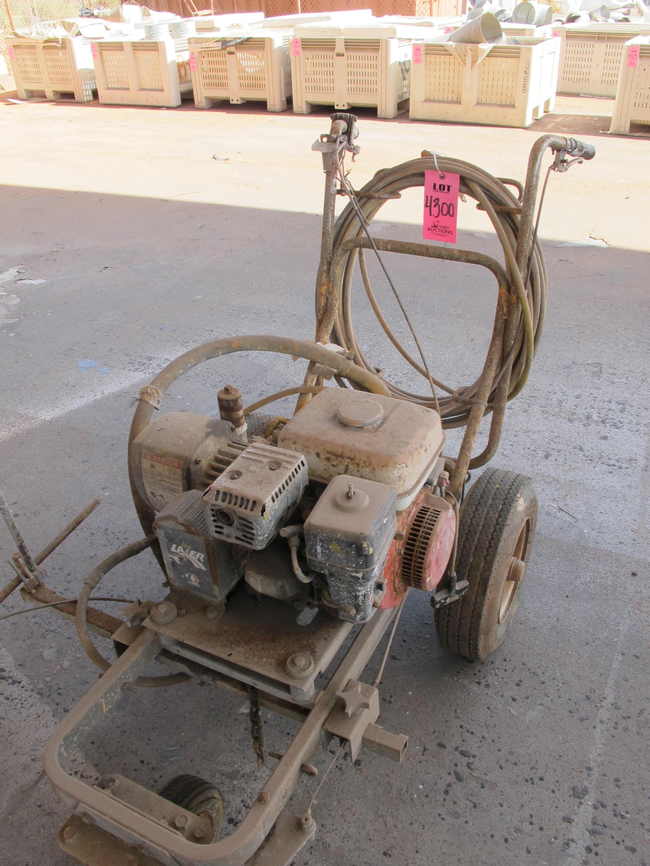 GRACO LINE LAZZER PORTABLE PAINT STRIPER (G-40 OUTSIDE) LOADING & HANDLING FEE $10-4300