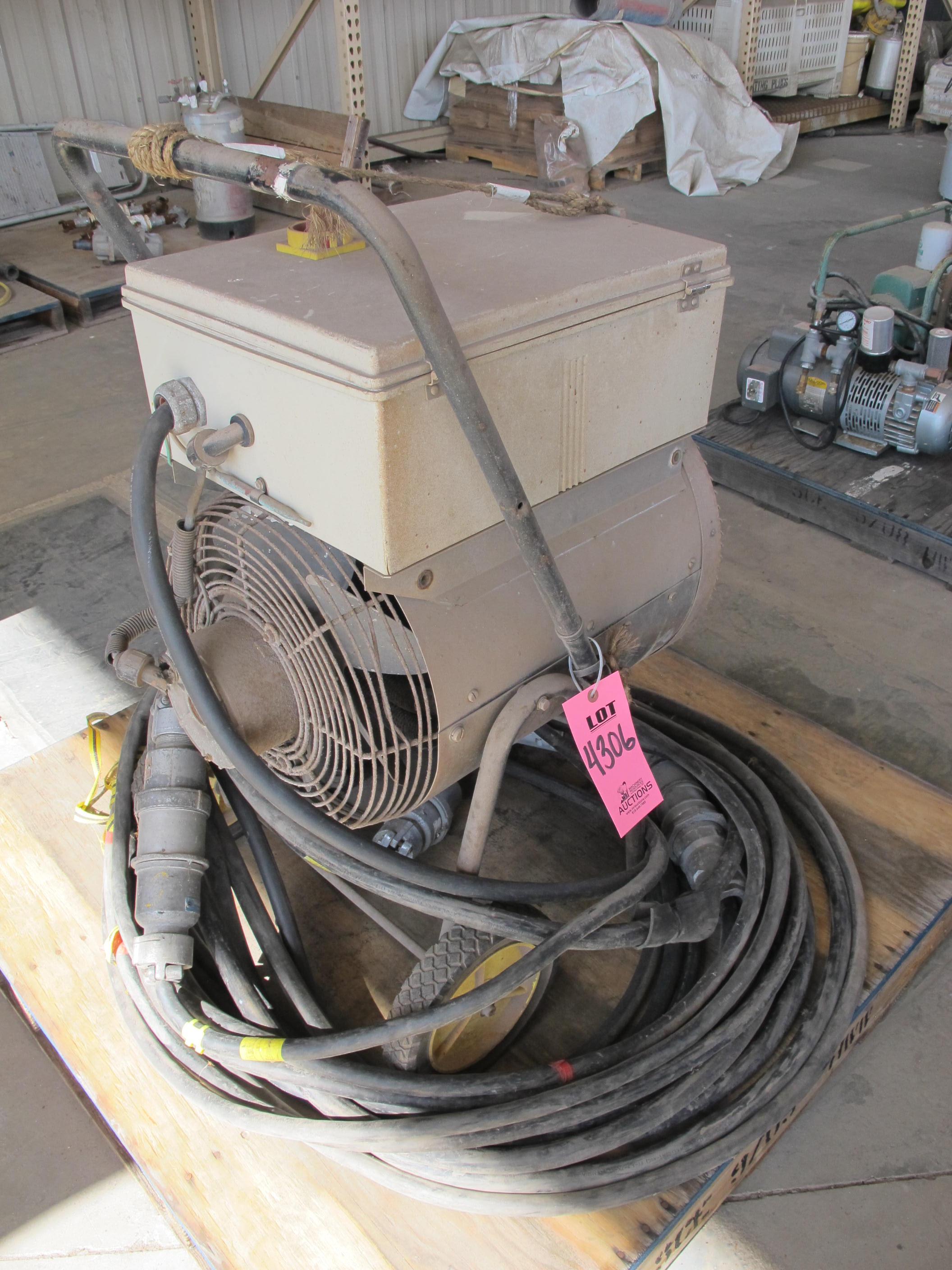 TPI CORP MODEL P3P5530T PORTABLE HEATER, MAX 160 DEGREES F. (G-40 OUTSIDE) LOADING & HANDLING FEE $10-4306