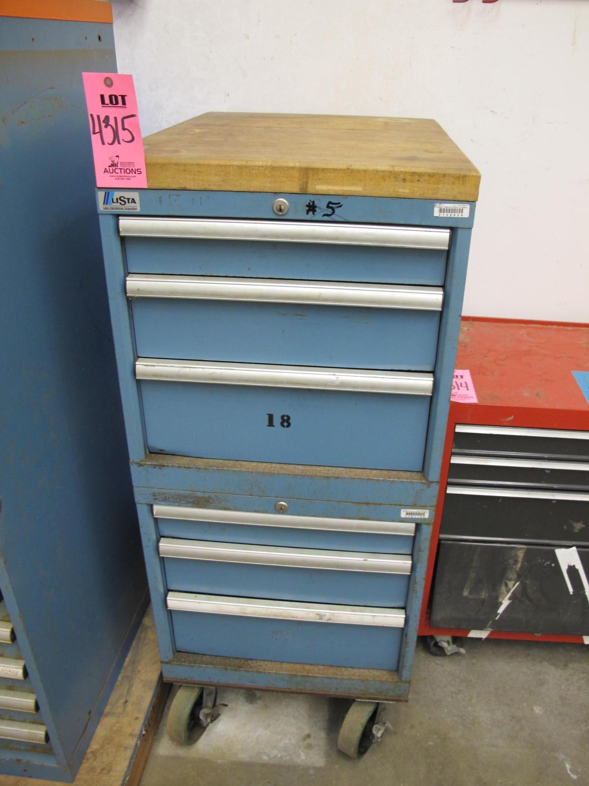 LISTA 6-DRAWER HEAVY DUTY INDUSTRIAL PARTS CABINET (G-30) LOADING & HANDLING FEE $50-4315