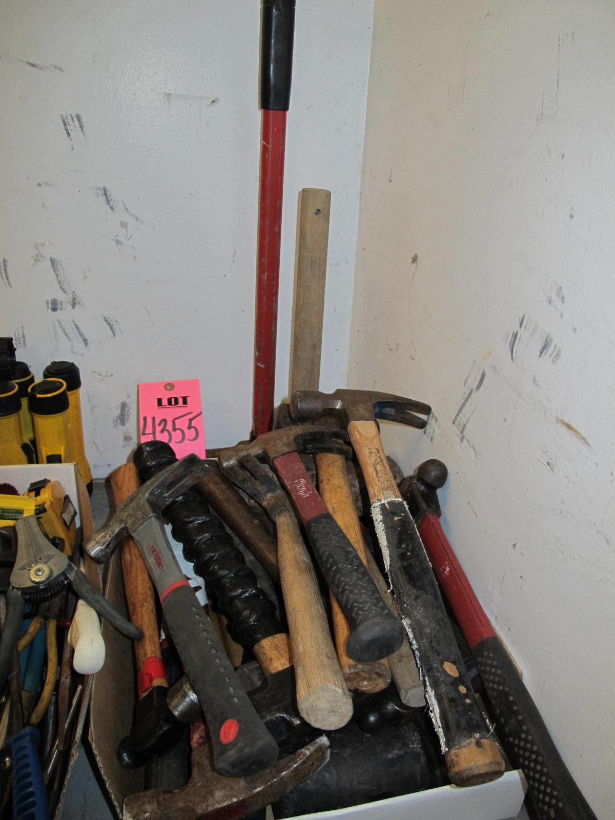LOT MISC SLEDGE HAMMERS & HAMMERS (G-30) LOADING & HANDLING FEE $10-4355