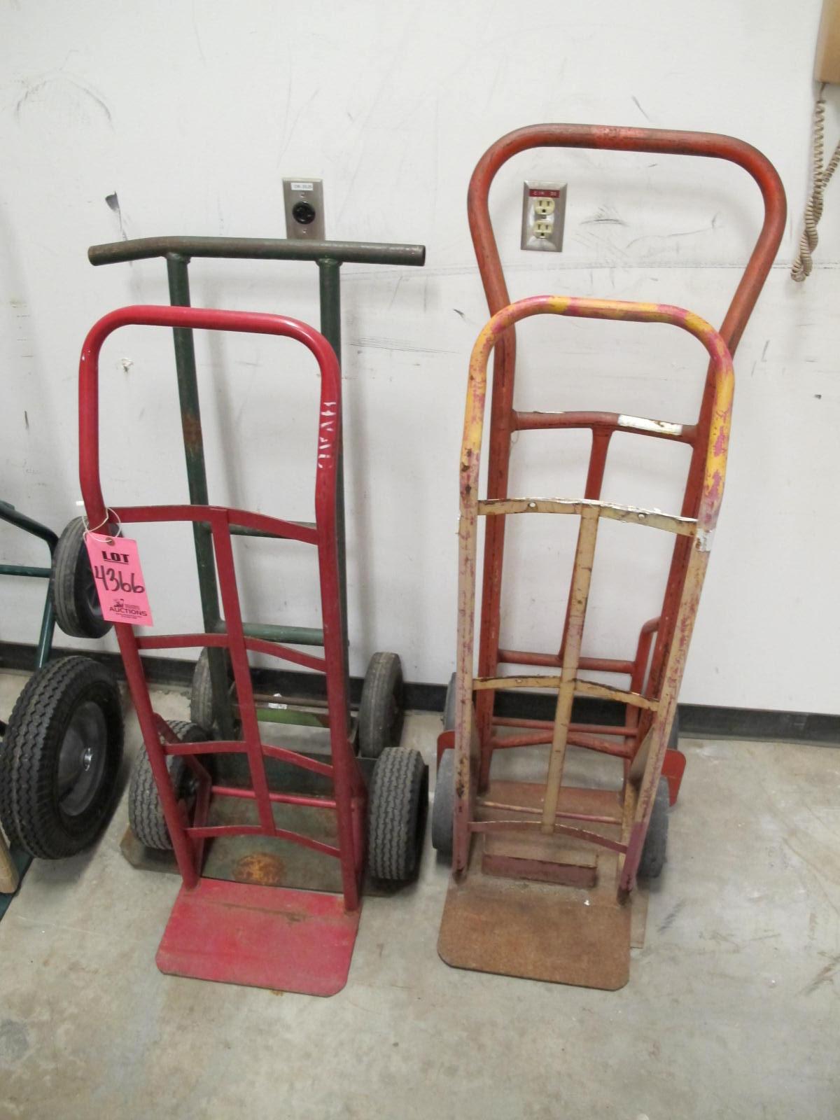 LOT (5) MISC 2-WHEEL DOLLIES (G-30) LOADING & HANDLING FEE $10-4366