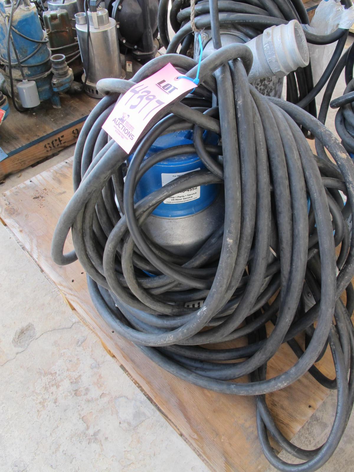 FLYGT 4" HEAVY DUTY ELECTRIC SUMP PUMP (G-30) LOADING & HANDLING FEE $25-4397