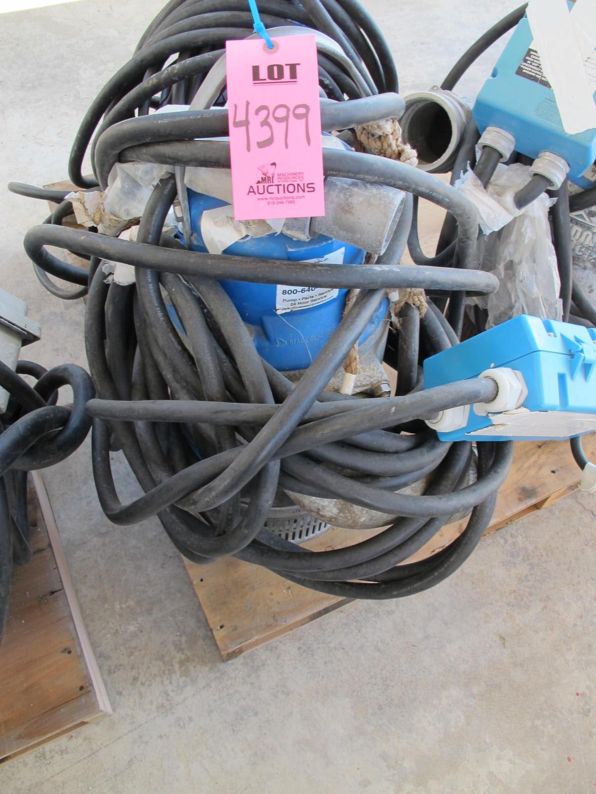 FLYGT 4" HEAVY DUTY ELECTRIC SUMP PUMP (G-30) LOADING & HANDLING FEE $25-4399