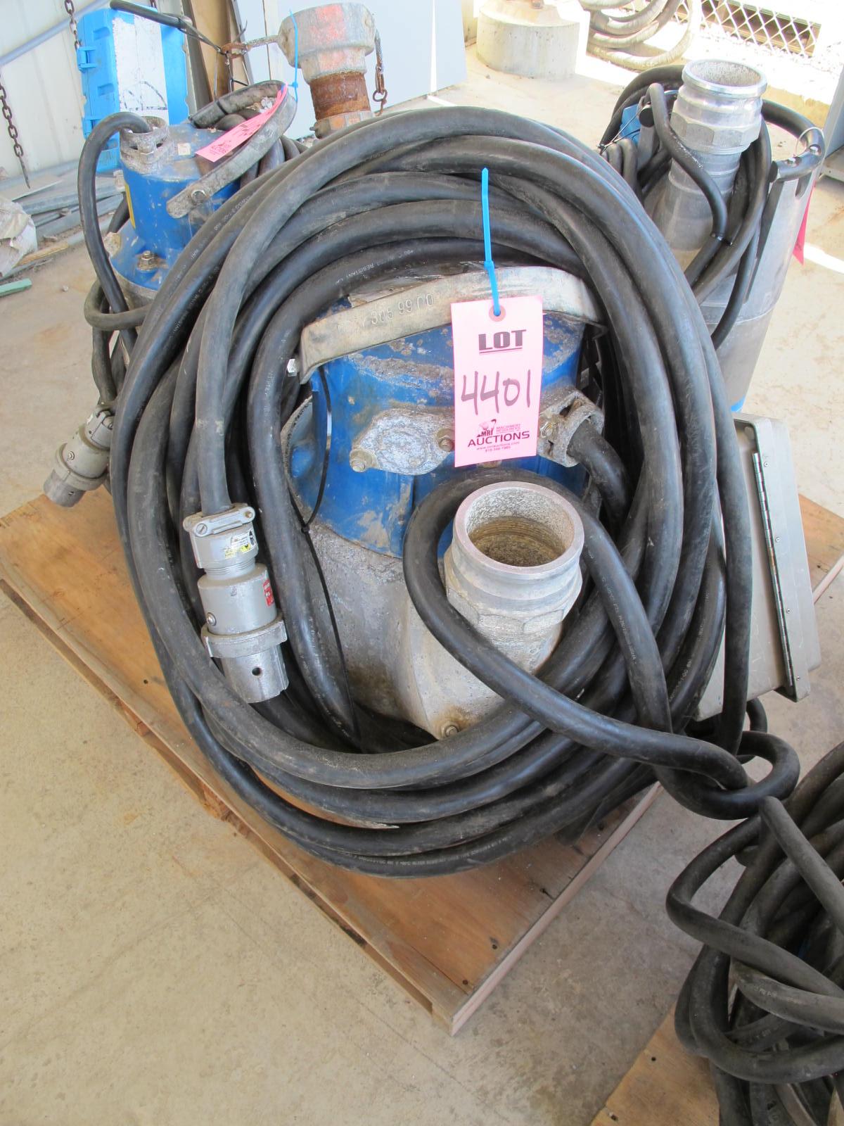 FLYGT 4" HEAVY DUTY ELECTRIC SUMP PUMP (G-30) LOADING & HANDLING FEE $25-4401