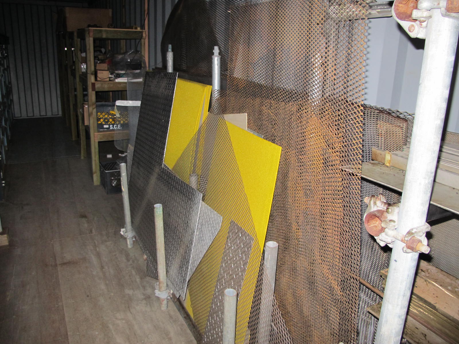 CONTENTS OF 8'X8'X20' STORAGE CONTAINER: "WOW" HIGH END BAR & FLAT STOCK 1/8" UP TO 2" BRASS, COPPER, STAINLESS 'TO MUCH TO LIST YOU NEED TO SEE THIS LOT" ALSO REBAR DIAMOND PLATE 7 (6) LISTA HEAVY DUTY CABINETS W/ CONTENTS….DID I SAY "WOW" (G-21 FENCED AREA/#22) (TO BE PURCHASED ONLY BY AN INSURED BUYER, TO BE LOADED BY HAND. NO FORKLIFT USE ALLOWED.)-4406