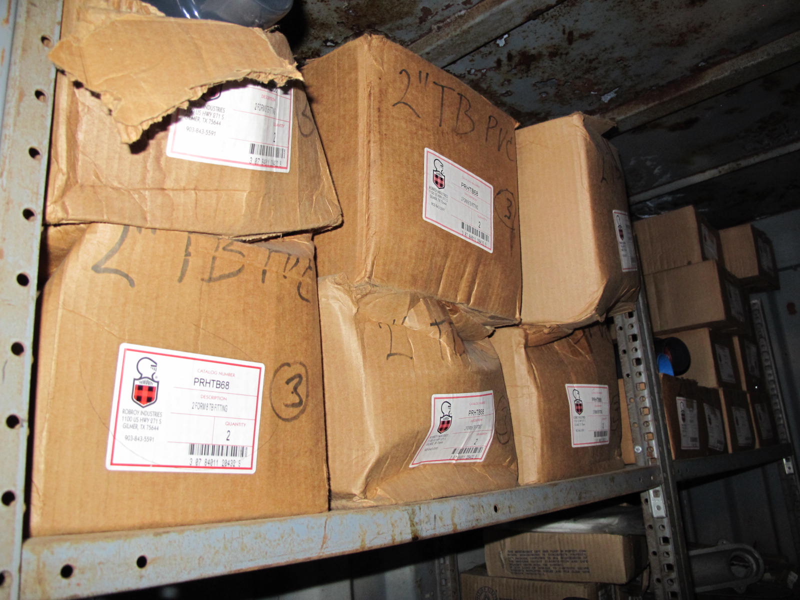 CONTENTS OF 8'X8'X20' STORAGE CONTAINER: "ELECTRICIANS DREAM" LARGE QUANTITY OF: BODY CONDUIT, COUPLINGS, FITTINGS, INLETS, PLASTIC BOND PARTS, STRAPS, HUBS, FORM FITTINGS, PLUS SO MUCH MORE. (G-20/#3) (TO BE PURCHASED ONLY BY AN INSURED BUYER, TO BE LOADED BY HAND. NO FORKLIFT USE ALLOWED.)-4407