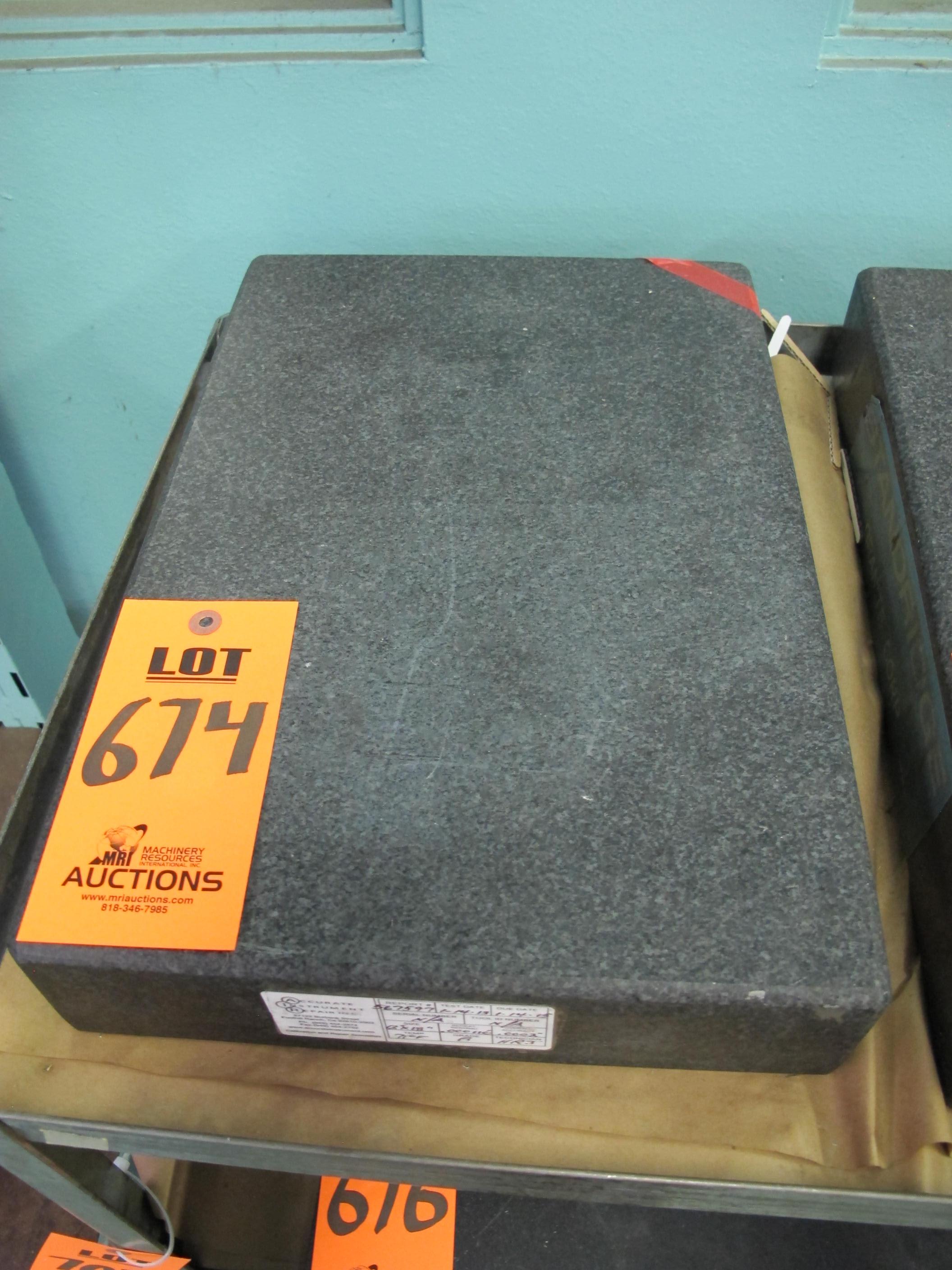 GRANITE BLOCK, DIMENSIONS 18" X 12" X 3"-674