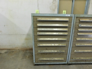 8 DRAWER TOOL/PARTS CABINET, 30"X28"X44"-10