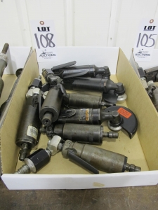 LOT (8) ASSORTED PNEUMATIC GRINDERS (G-49) LOADING & HANDLING FEE $5-