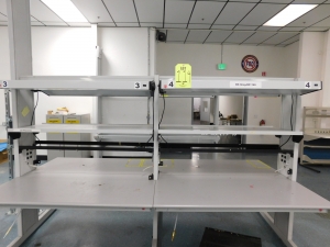 LOT OF (4) LIGHTED WORKSTATIONS-114