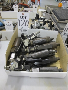 LOT (10) ASSORTED PNEUMATIC GRINDERS (G-49) LOADING & HANDLING FEE $5-