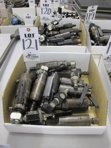 LOT (10) ASSORTED PNEUMATIC GRINDERS (G-49) LOADING & HANDLING FEE $5-