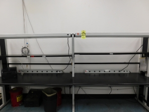 LOT OF (2) LIGHTED WORKSTATIONS-127