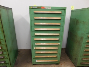 STANLEY VIDMAR 11 DRAWER TOOL/PARTS CABINET, 30"X28"X59"-13