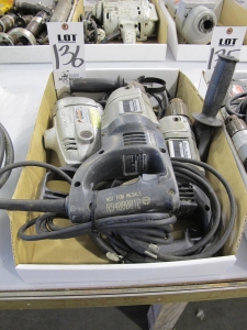 LOT (3) ASSORTED ELECTRIC HAND DRILLS (G-49) LOADING & HANDLING FEE $5-