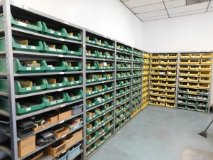 LOT OF (7) SHELF UNITS, 42"X20"X86" EACH, W/O CONTENTS-137