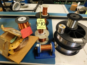 LOT OF MISC. COPPER & 1350 ALUMINUM  BRAZING WIRE-140