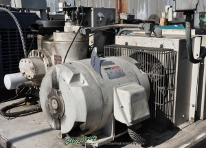 128 CFM Used Ingersoll Rand Air Compressor, Mdl. SSR-EP25U, Fan Cooled Oil Cooler, Oil Filter, Enclosed Cover, 20,233 Hours On Meter, 25 H.P.-21