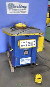 1/8 x 8-5/8" x 8-5/8" Used Amada Power Notcher-31