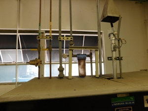 1992 LINDBERG/BLUE M MESH BELT CONVEYOR FURNACE, TYPE: 830A12B5C5D8E12, S/N 919646-E, KILOWATTS: 60.6, VOLTS: 480: PHASE: 3, MAX TEMP: 1100 DEG. C, HERTZ: 60, 34'X40"X53", CONVEYOR BELT WIDTH: 12", COMES W/THERMCO MODEL 8300 GAS MIXER-143