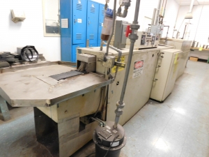 C.I. HAYS INC. MESH BELT CONVEYOR FURNACE, TYPE: LAC, S/N 16279, VOLTS: 460, KILOWATTS: 31, AMPS: 39, CYCLE: 60, PHASE: 3, 26'X32"X53", CONVEYOR BELT WIDTH: 6", COMES WITH THERMCO MODEL 8300 GAS MIXER-144